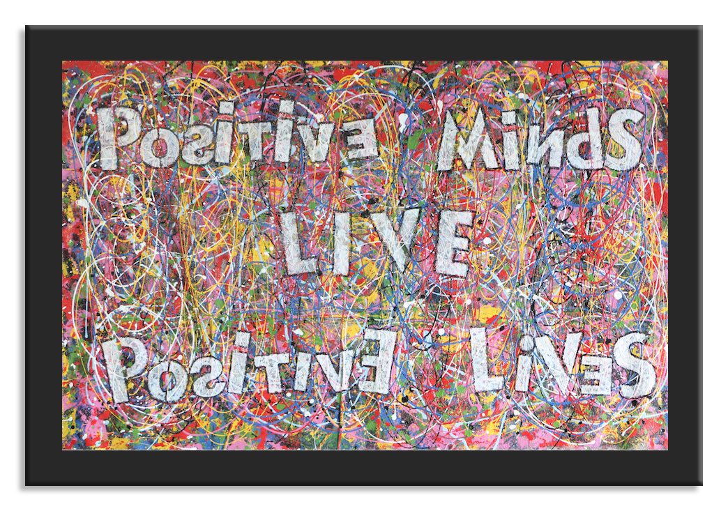 Positive Lives  – Original Abstract Painting on canvas