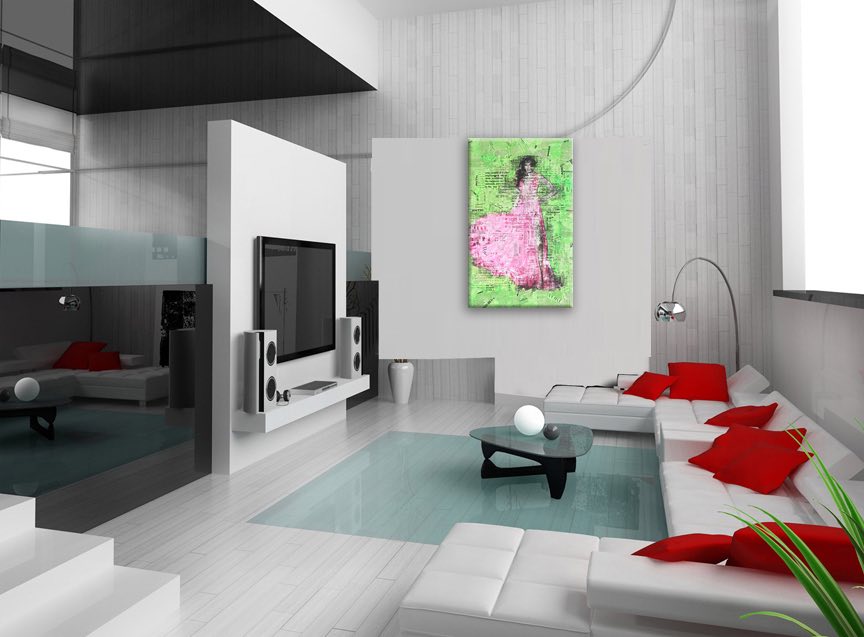 Prada Dress  – Giclée printed on Canvas or Paper
