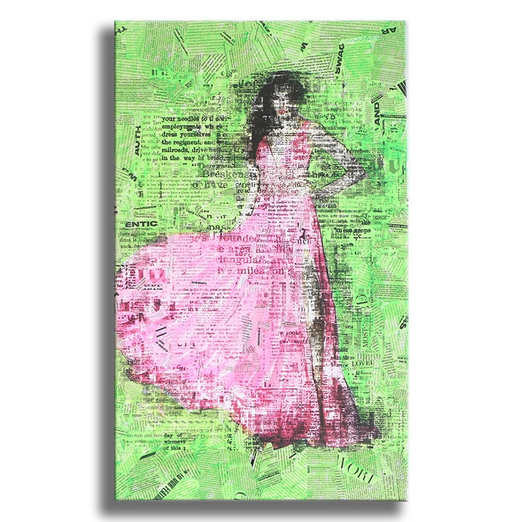 Prada Dress - Original Painting on Canvas