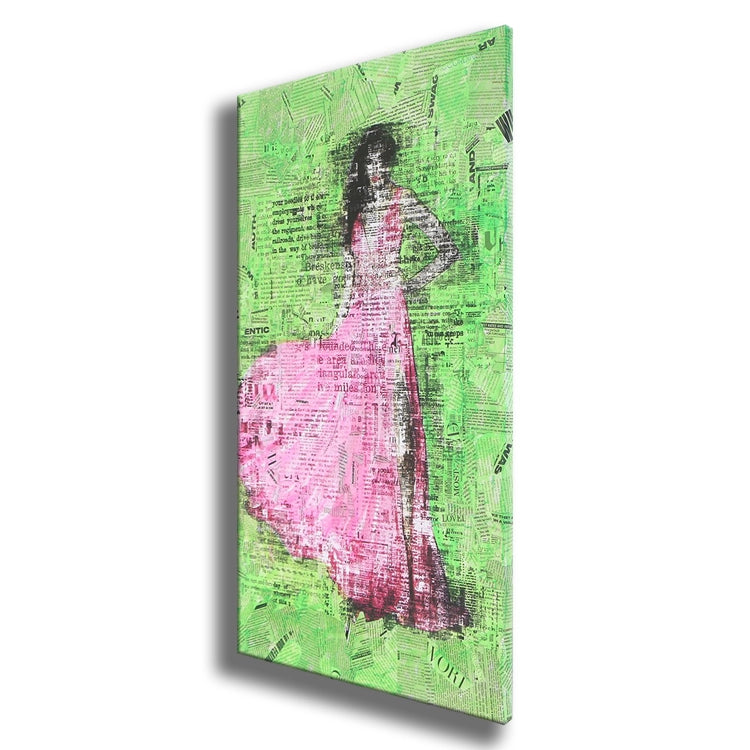 Prada Dress - Original Painting on Canvas