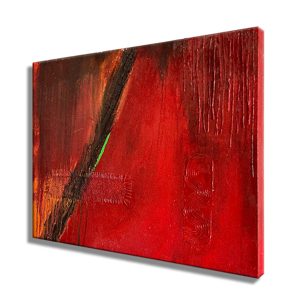 Red Small  – Original Abstract Painting on canvas