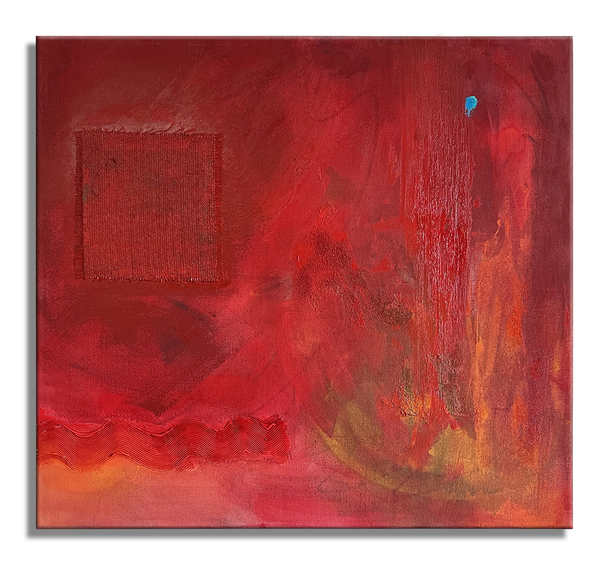 Red large  – Original Abstract Painting on canvas