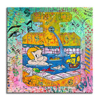 Richie Rich's pool - Original Painting on Canvas