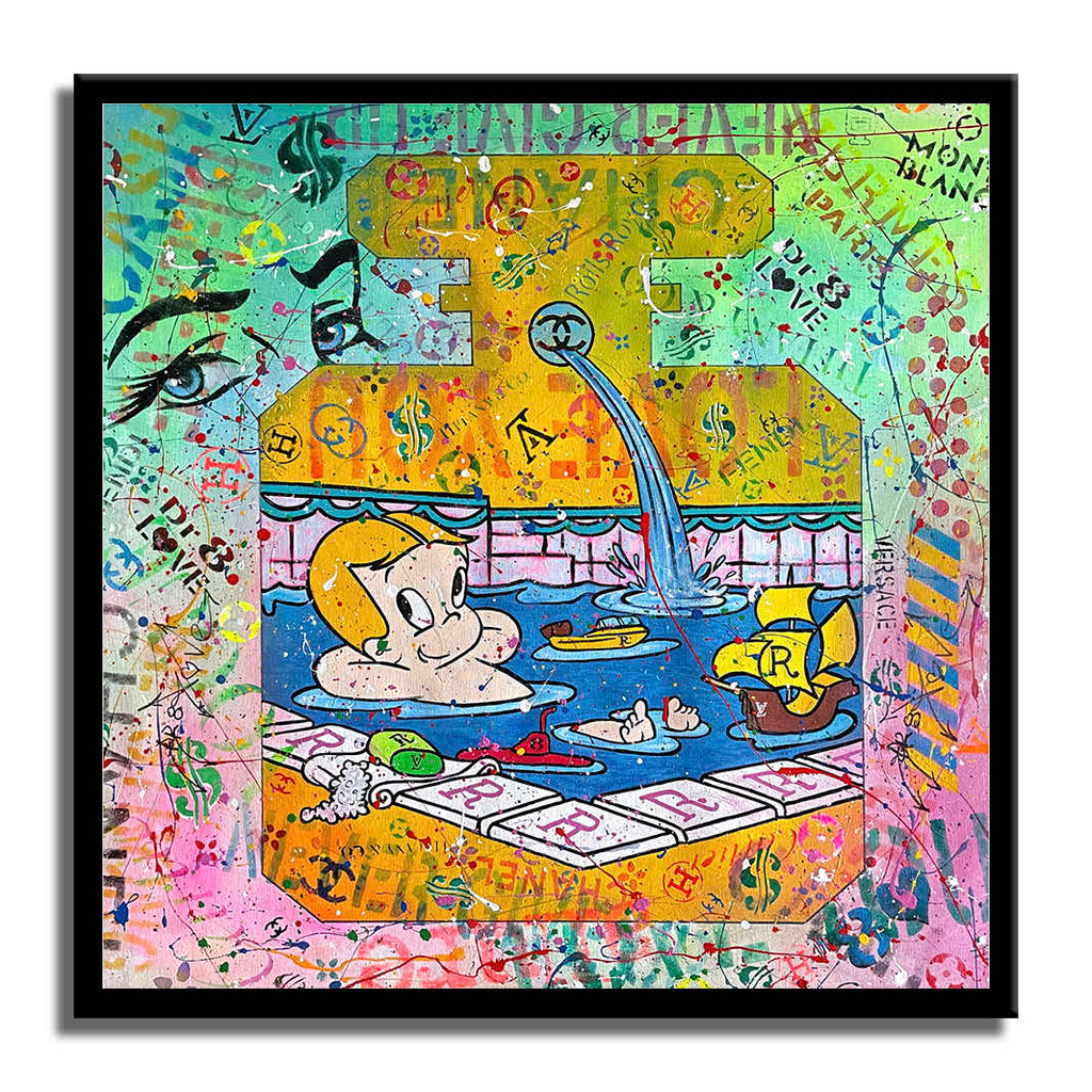 Richie Rich' Pool – Giclée printed on Canvas or Paper