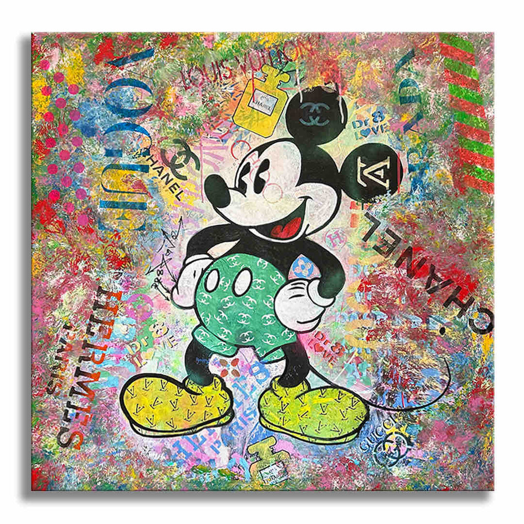 Road Mickey - Original Painting on Canvas