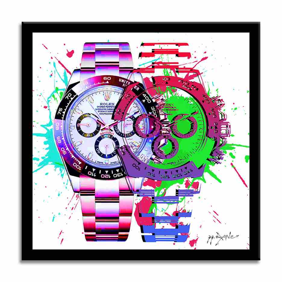 Rolex-Time is money – Giclée printed on Canvas or Paper