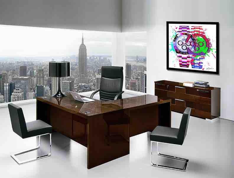 Rolex-Time is money – Giclée printed on Canvas or Paper