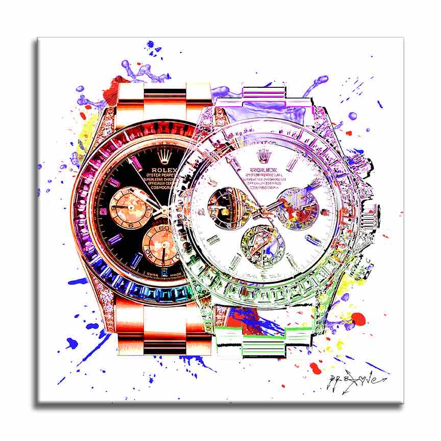 Rolex First Time – Giclée printed on Canvas or Paper