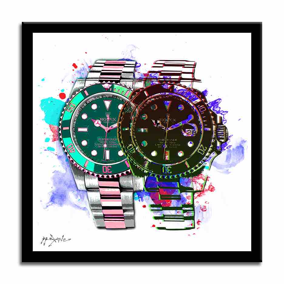 Rolex Time is an illusion – Giclée printed on Canvas or Paper