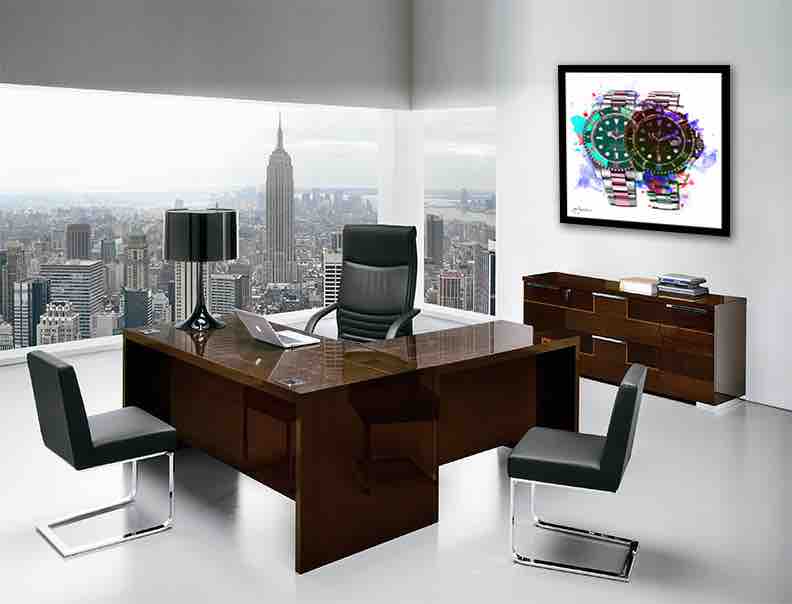 Rolex Time is an illusion – Giclée printed on Canvas or Paper