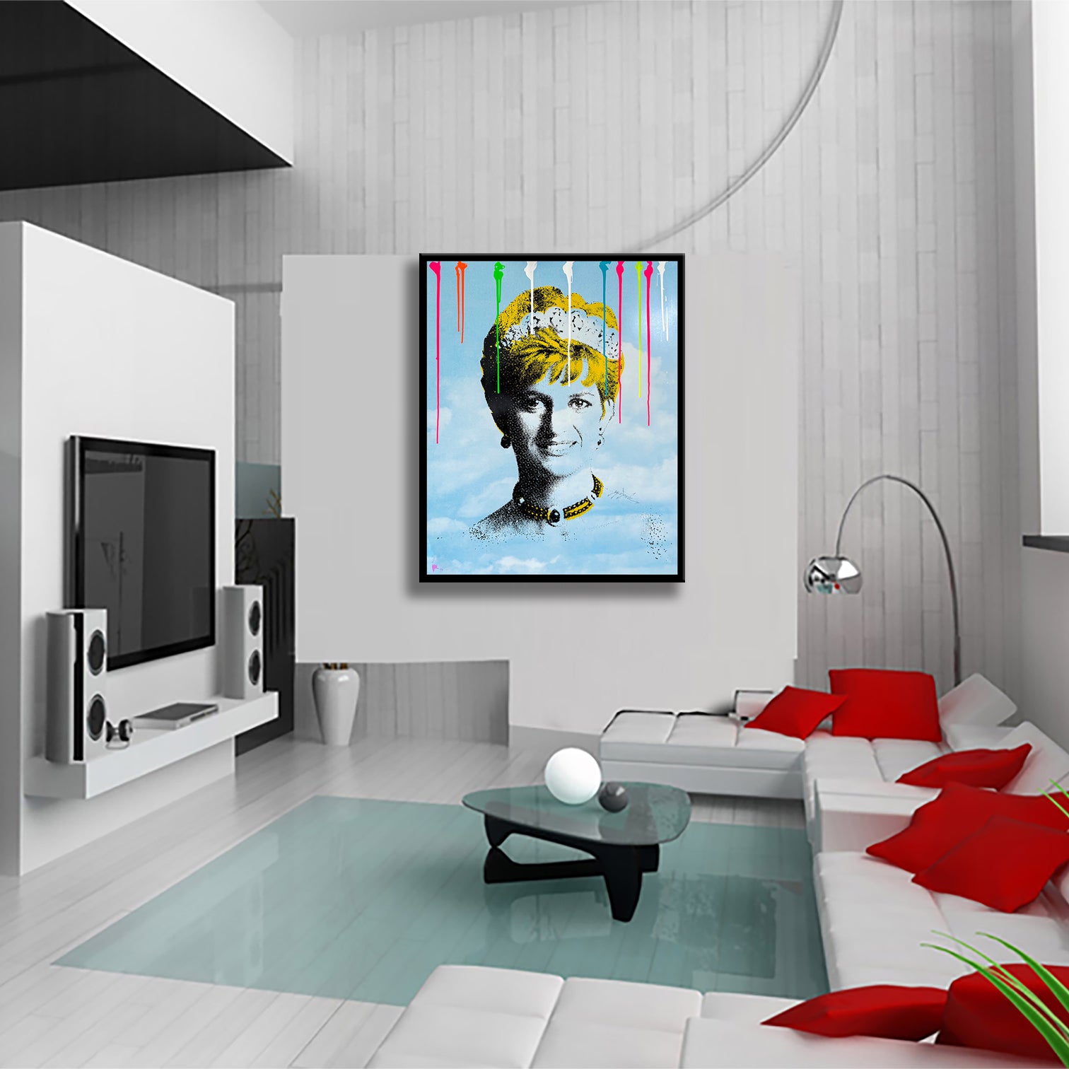 Royal Diana - Original Serigraph on Paper