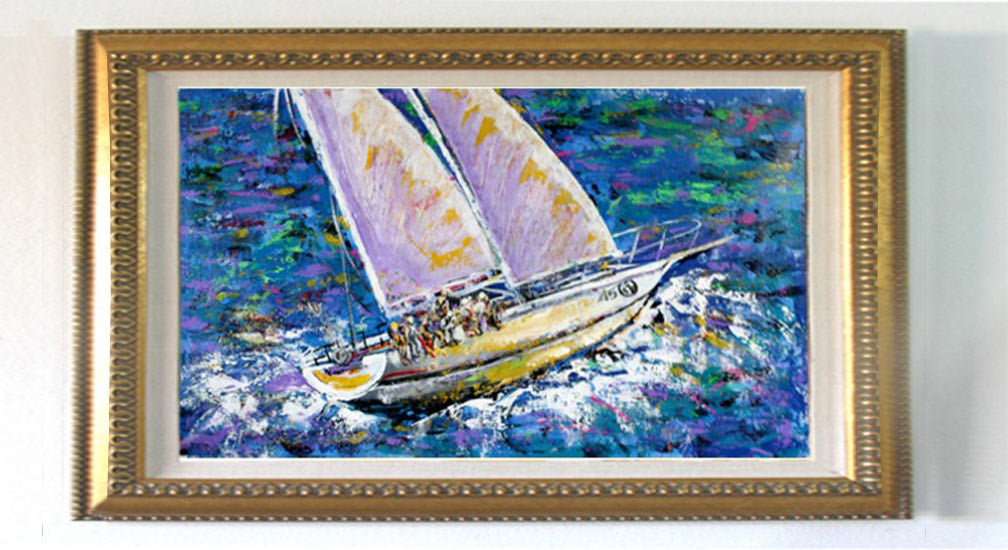 Sailing 45 – Original Painting on canvas