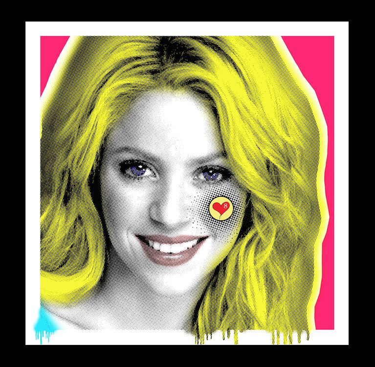 Shakira - She Sol – Giclée printed on Canvas or Paper