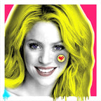 Shakira - She Sol – Giclée printed on Canvas or Paper