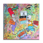 Simpsons Hermes Shopping – Giclée printed on Canvas or Paper