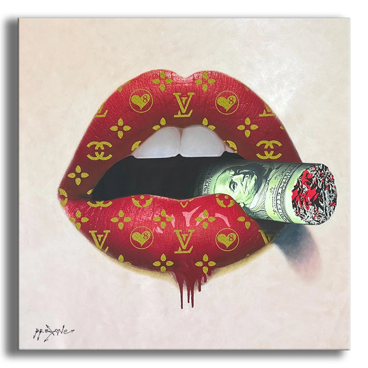 Smoking Billions - Original Painting on Canvas