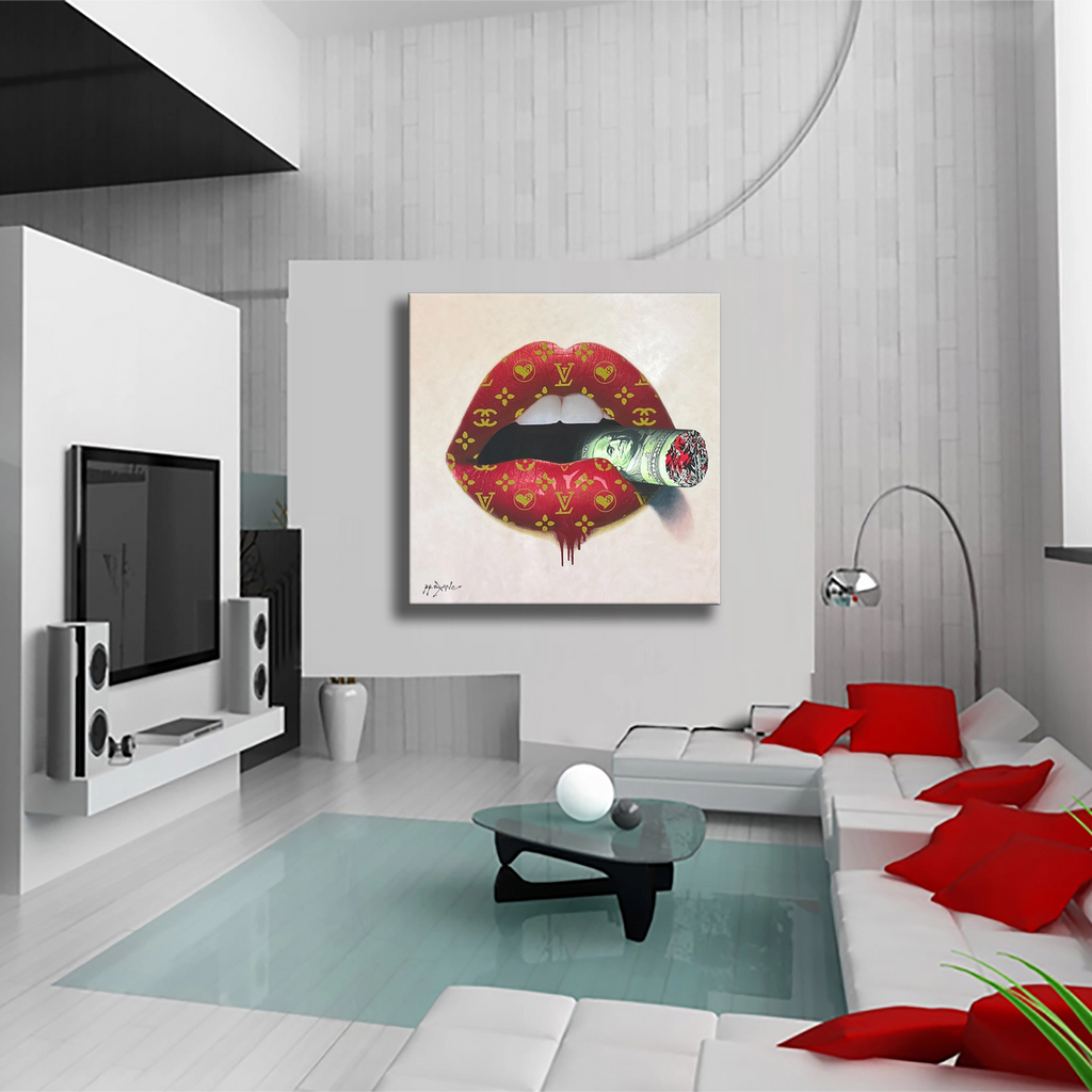 Smoking Billions - Original Painting on Canvas