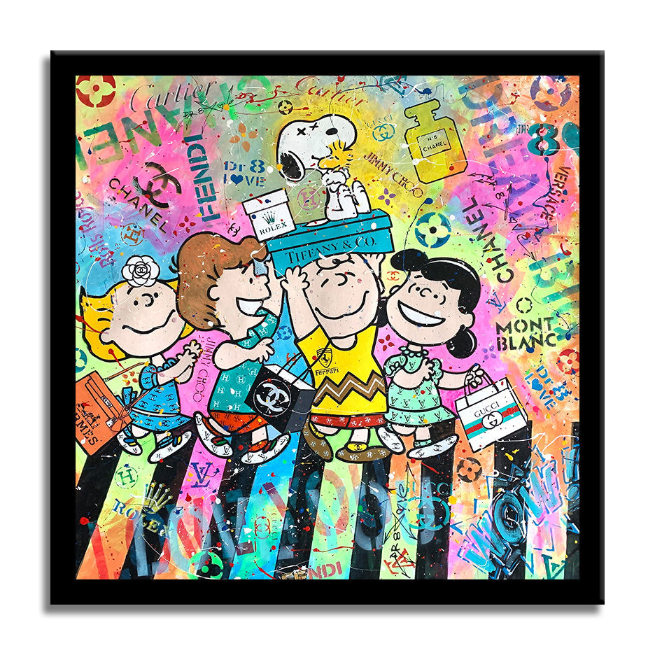 Snoopy Abbey Road – Giclée printed on Canvas or Paper Secondary image
