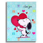 Snoopy Love - Original Painting on Canvas