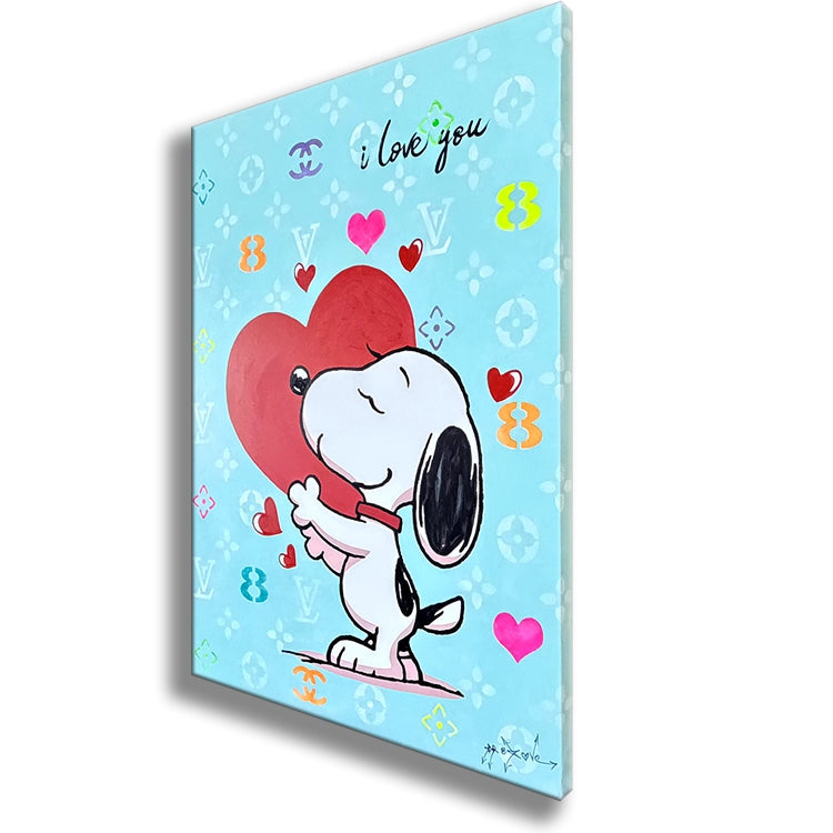 Snoopy Love - Original Painting on Canvas