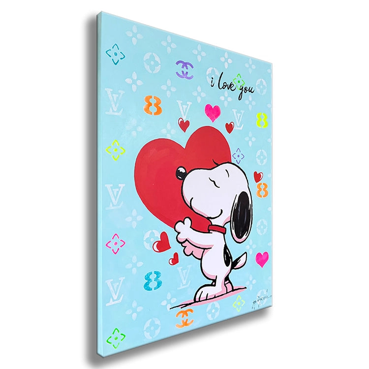 Snoopy Love - Original Painting on Canvas