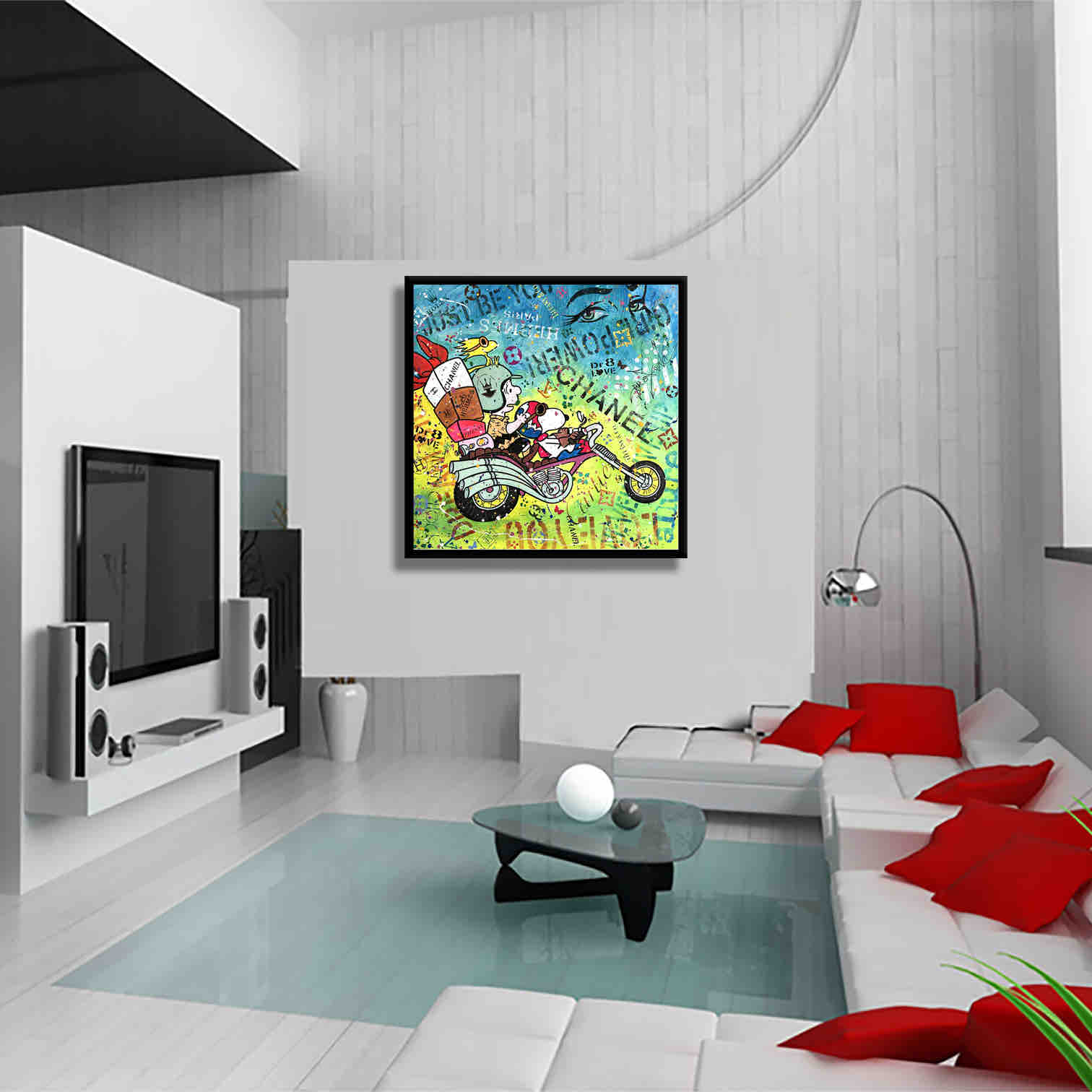 Snoopy Paris – Giclée printed on Canvas or Paper