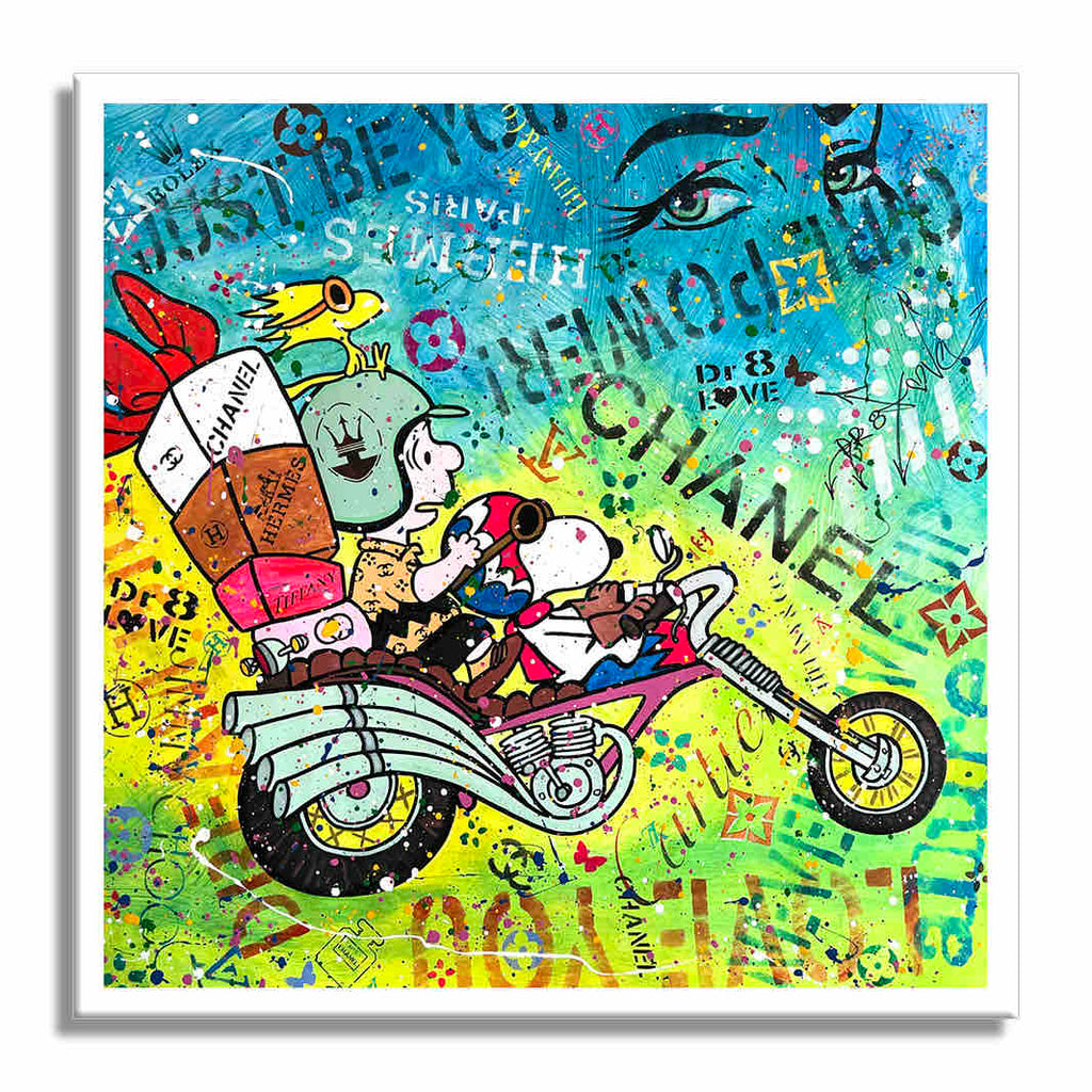 Snoopy Paris – Giclée printed on Canvas or Paper
