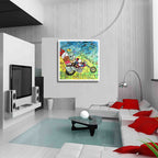 Snoopy Paris - Original Painting on Canvas