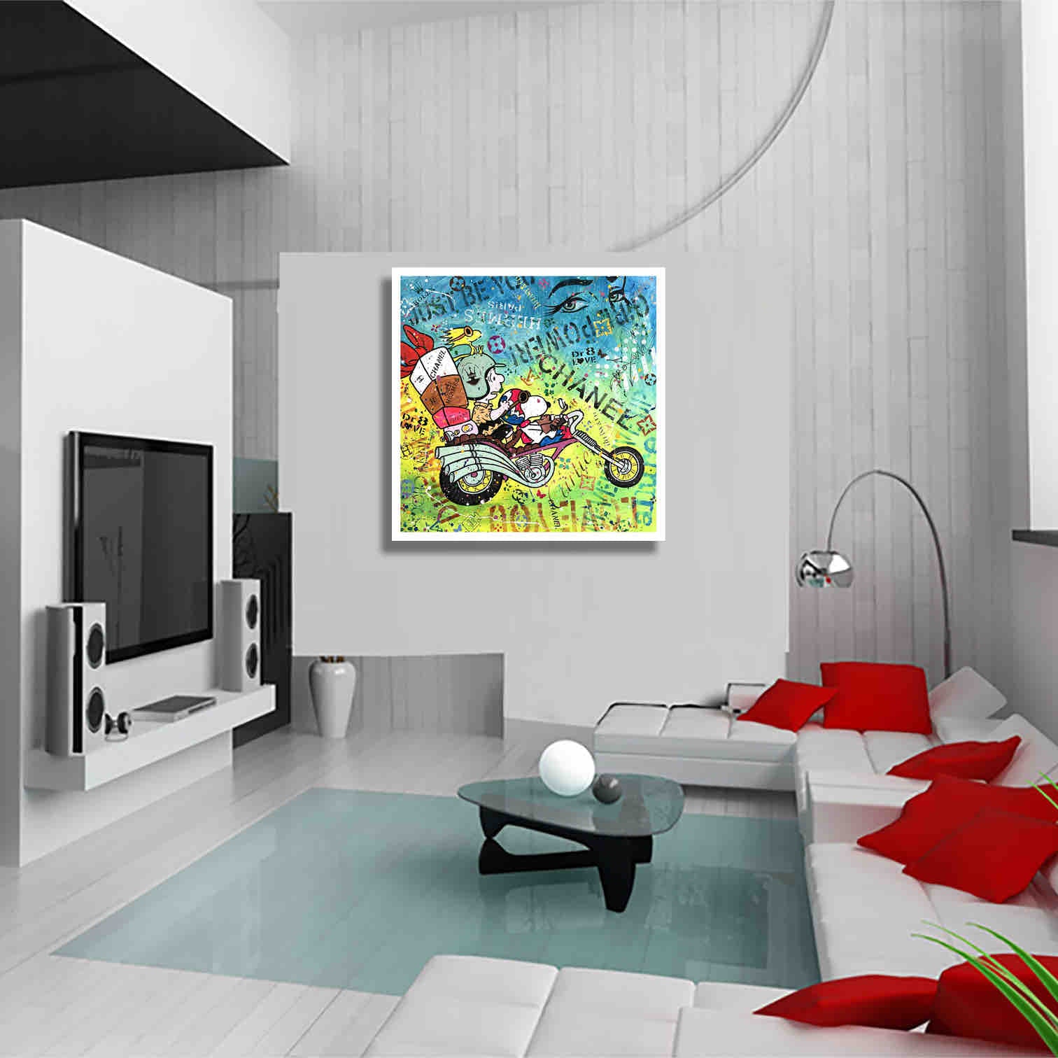 Snoopy Paris – Giclée printed on Canvas or Paper