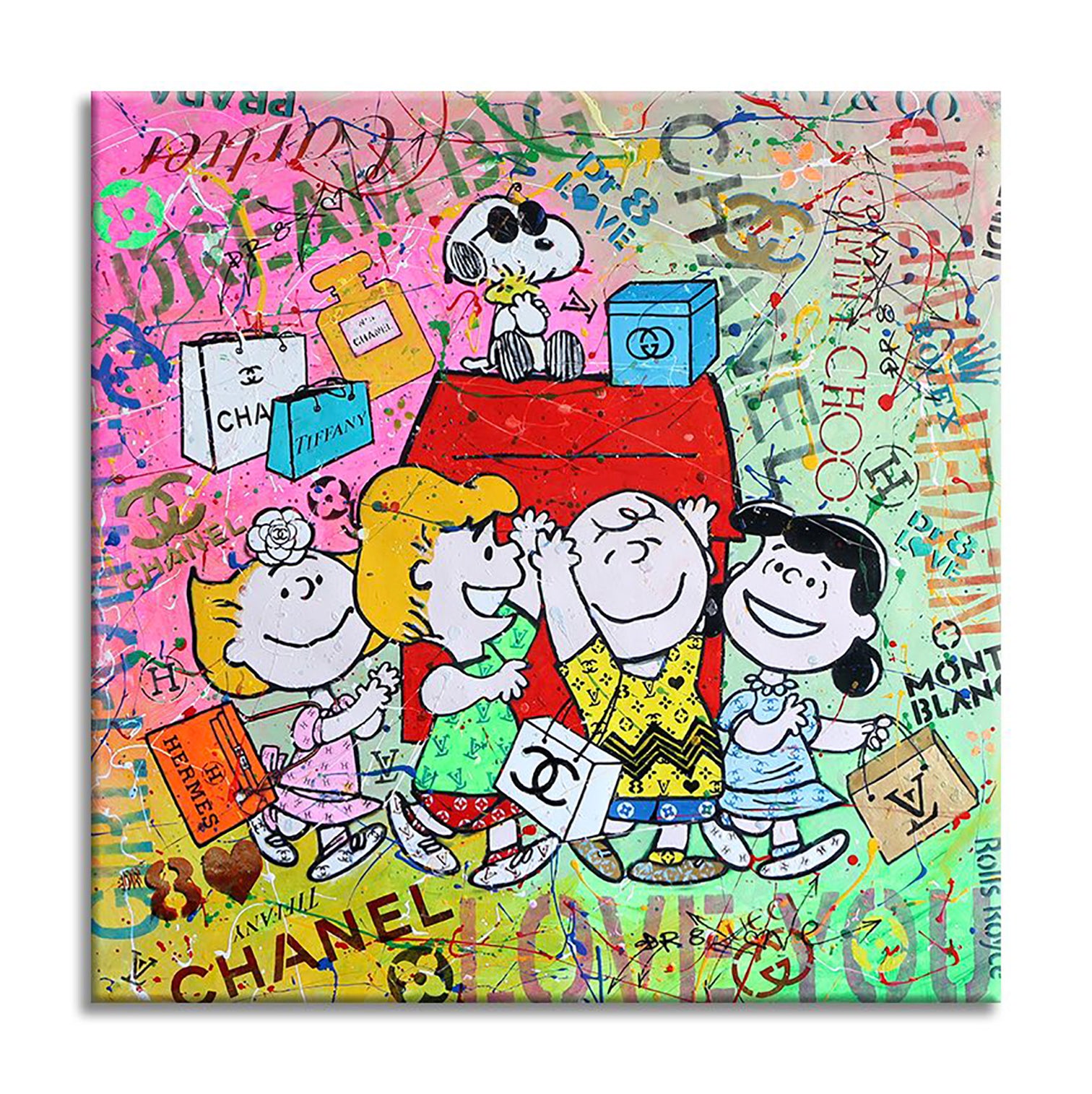 Snoopy Peanuts – Giclée printed on Canvas or Paper Main image