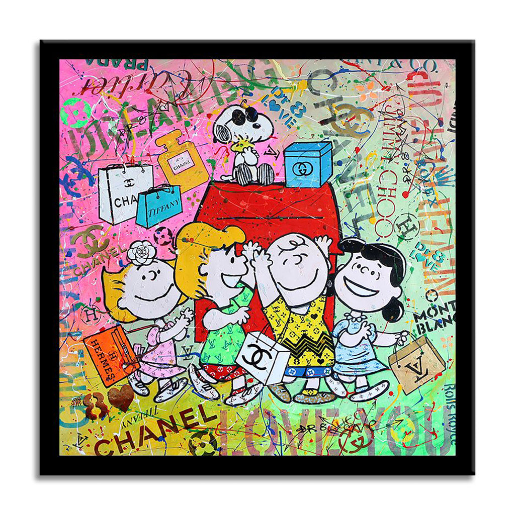 Snoopy Peanuts – Giclée printed on Canvas or Paper