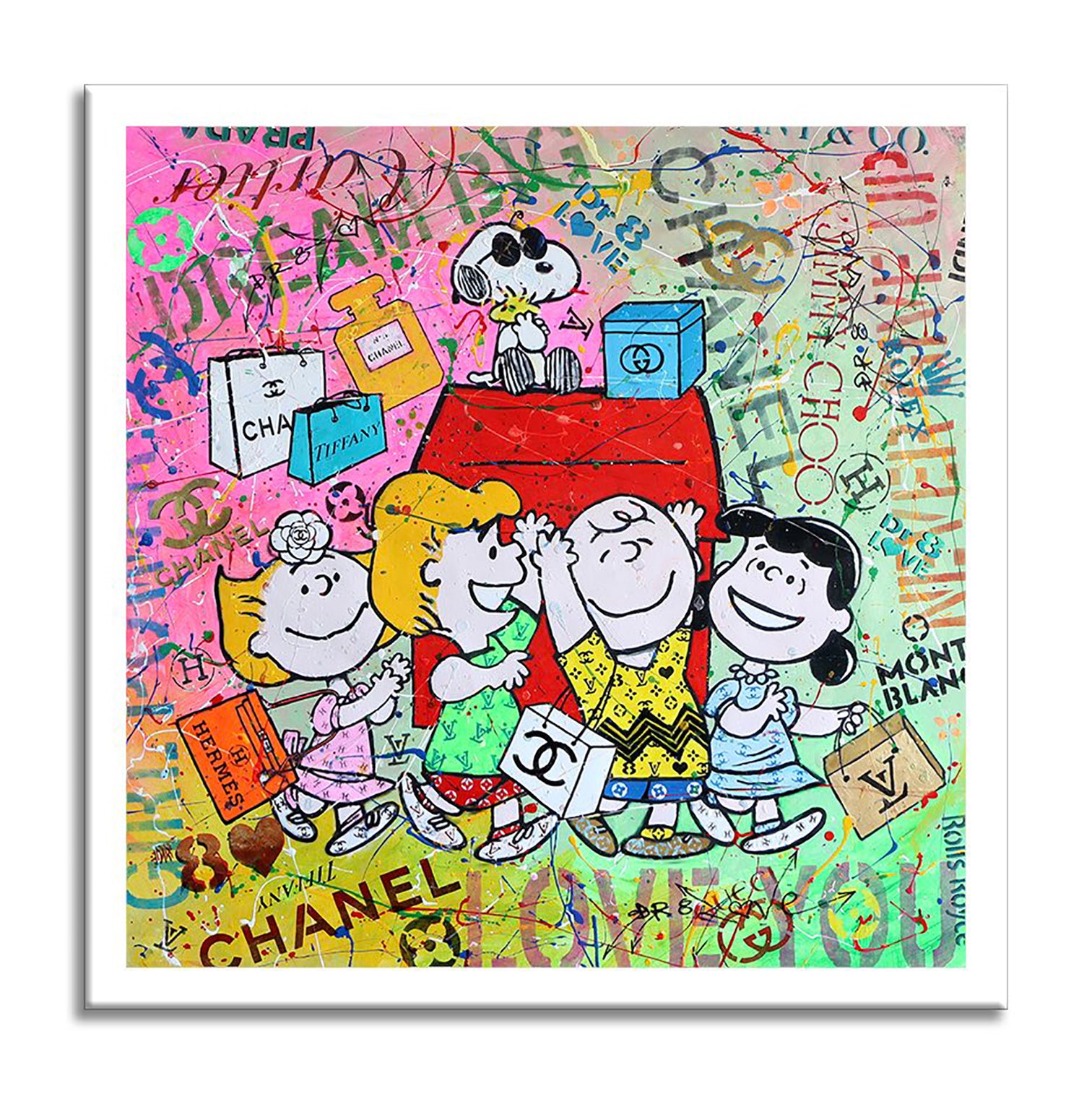 Snoopy Peanuts - Original Painting on Canvas