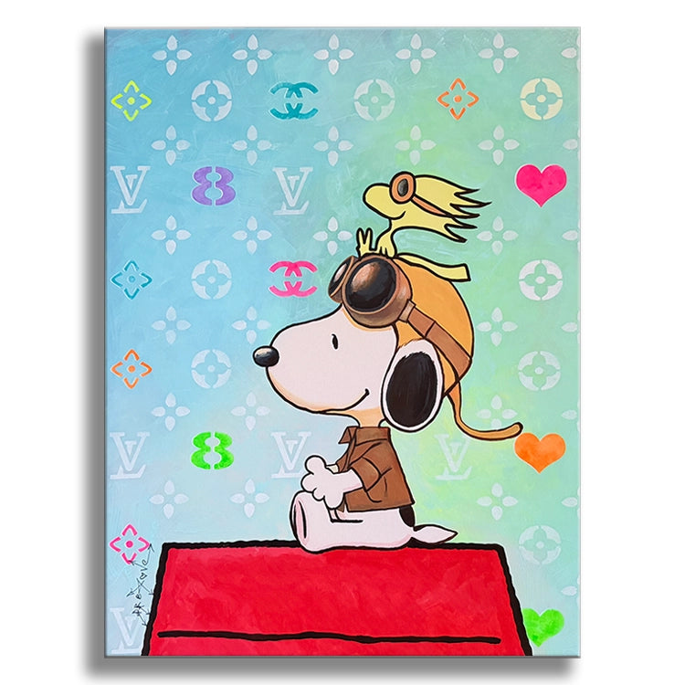 Snoopy Return – Giclée printed on Canvas or Paper Main image