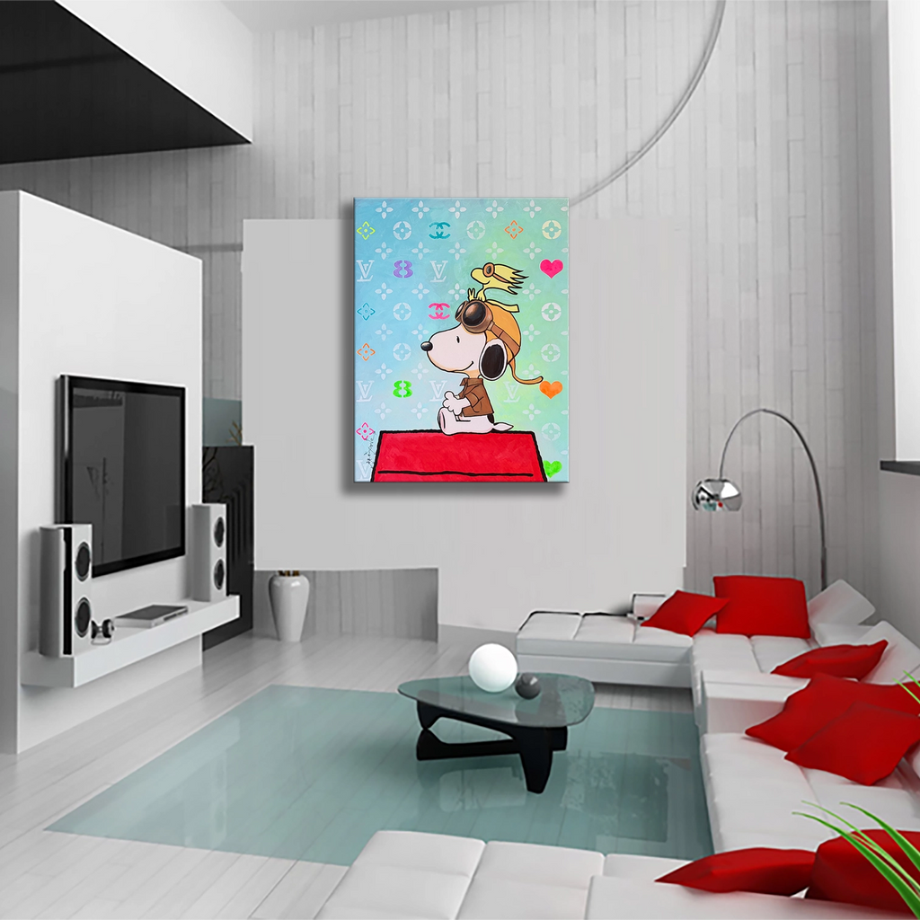 Snoopy Return - Original Painting on Canvas