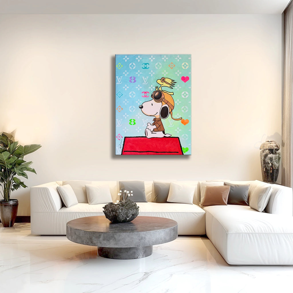Snoopy Return – Giclée printed on Canvas or Paper