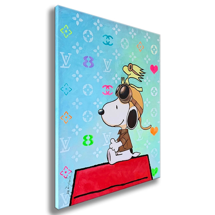 Snoopy Return – Giclée printed on Canvas or Paper