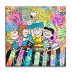 Snoopy Abbey Road - Original Painting on Canvas