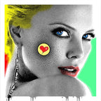 Charlize Theron  - Snow Love – Giclée printed on Canvas or Paper