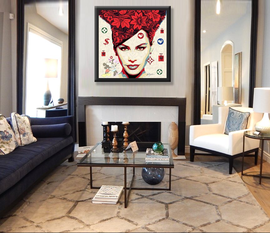 Sofia Vergara – Giclée printed on Canvas or Paper