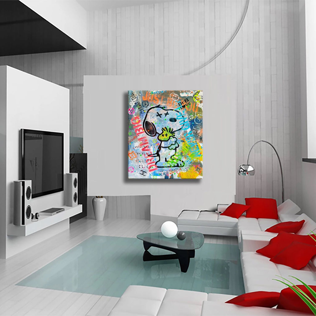 Space Fun Snoopy – Giclée printed on Canvas or Paper