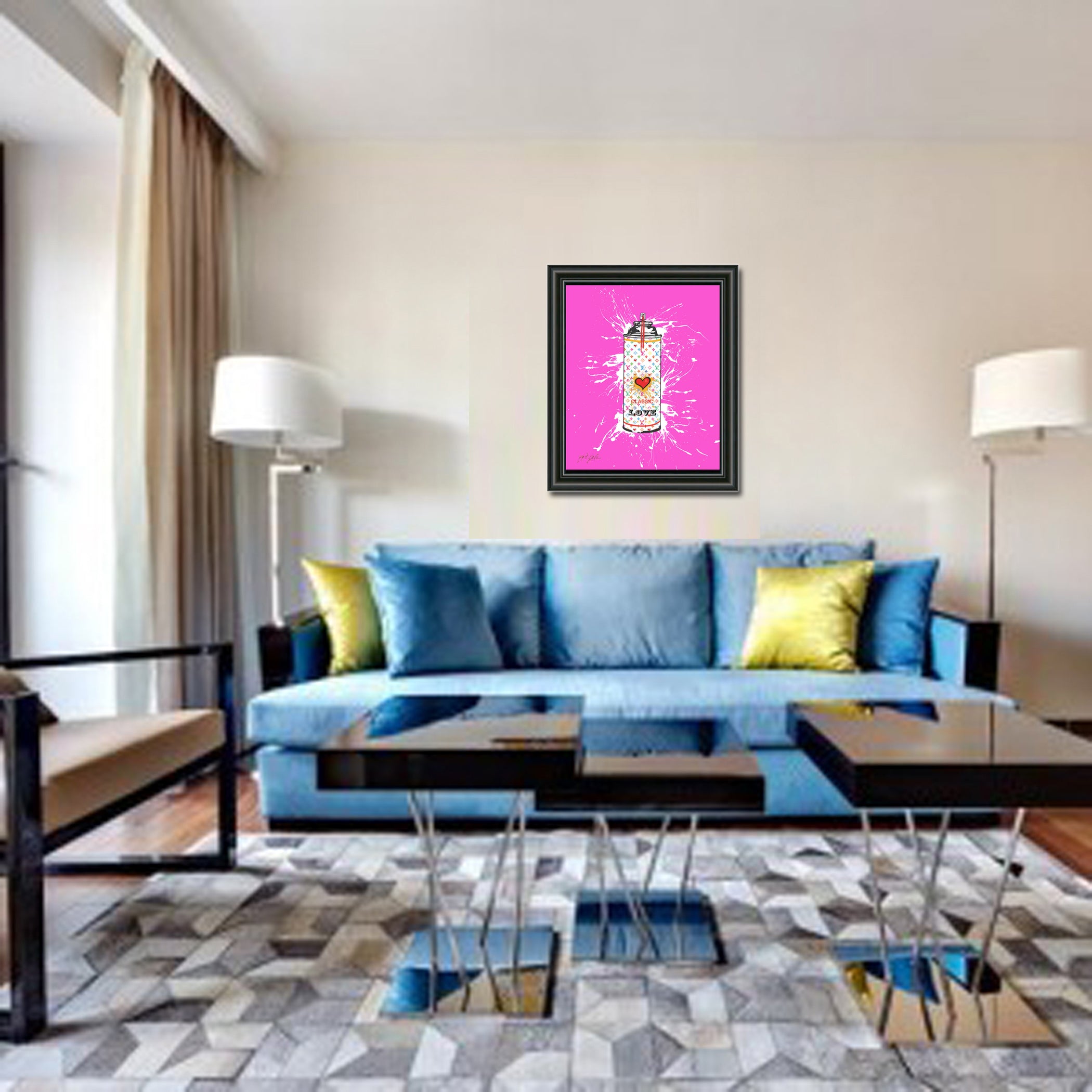 Spray3 – Giclée printed on Canvas or Paper