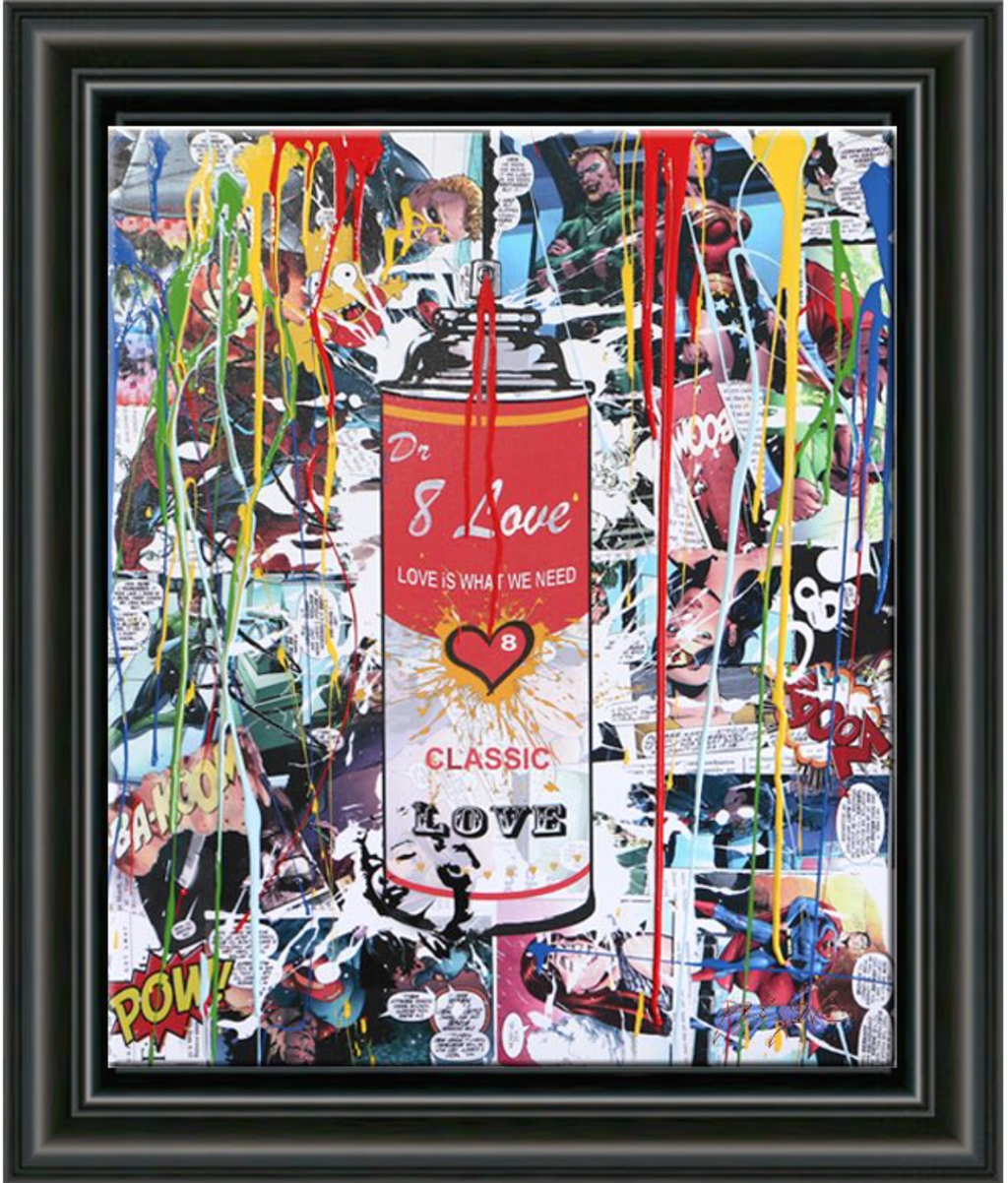 Spray Love Can1 – Original Painting on canvas