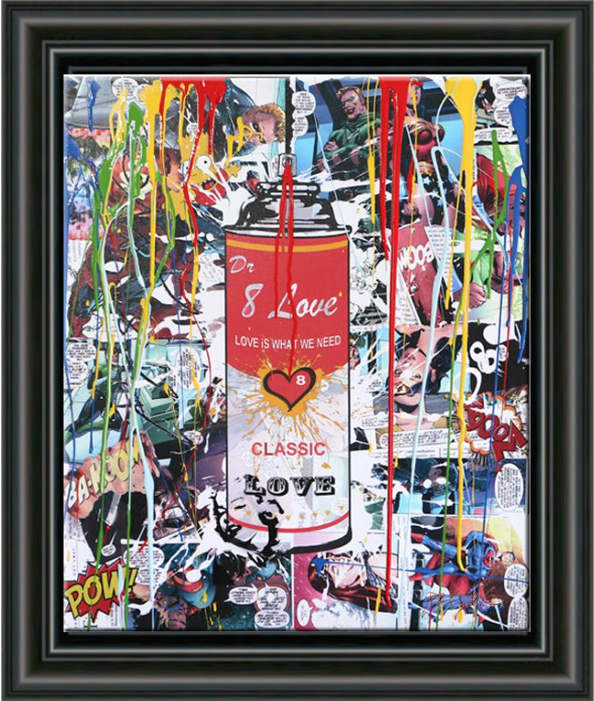 Spray Love Can2 – Original Painting on canvas