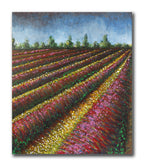 Spring Tulips – Original Painting on canvas ( 4 panels)