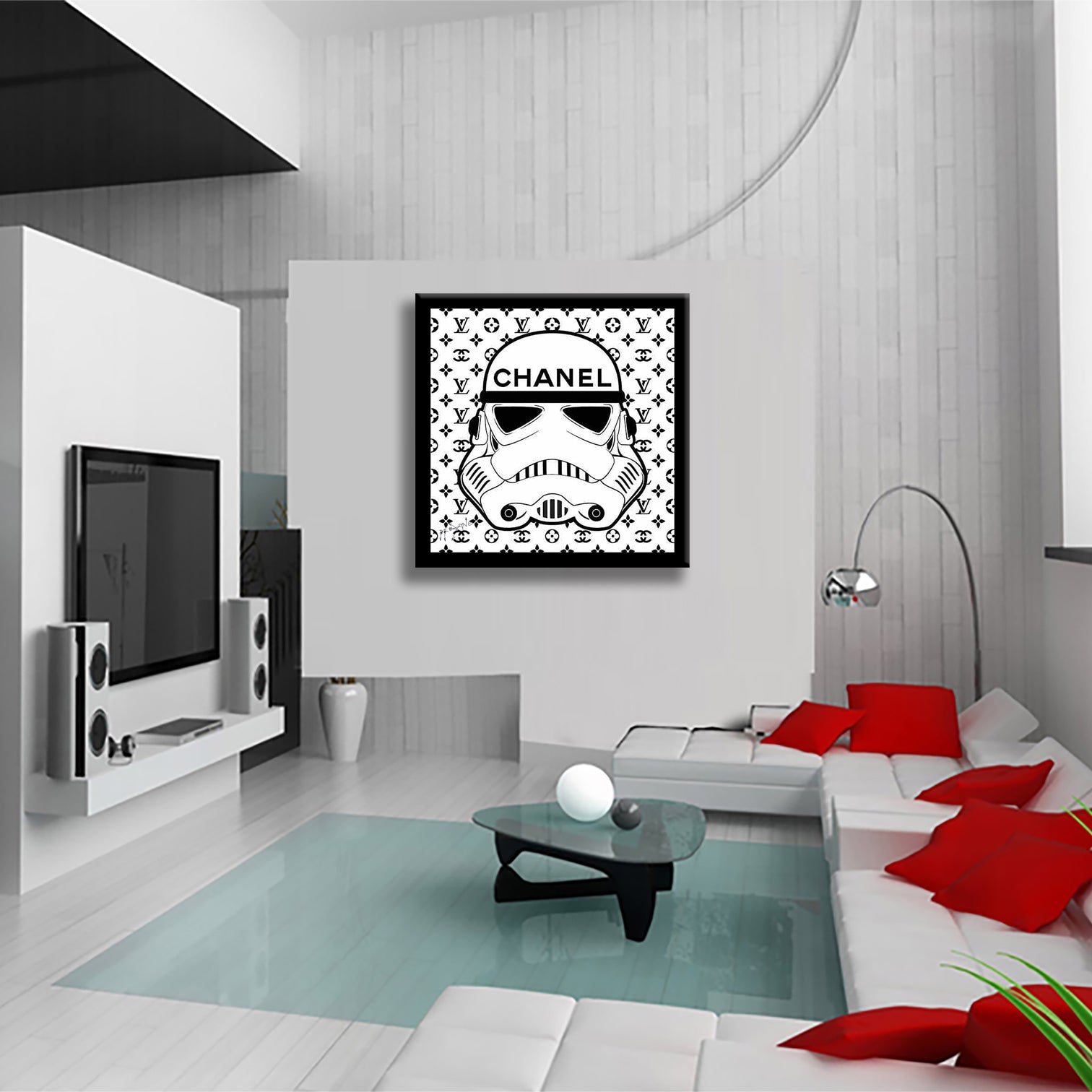 Star Wars Chanel - Original Painting on Canvas