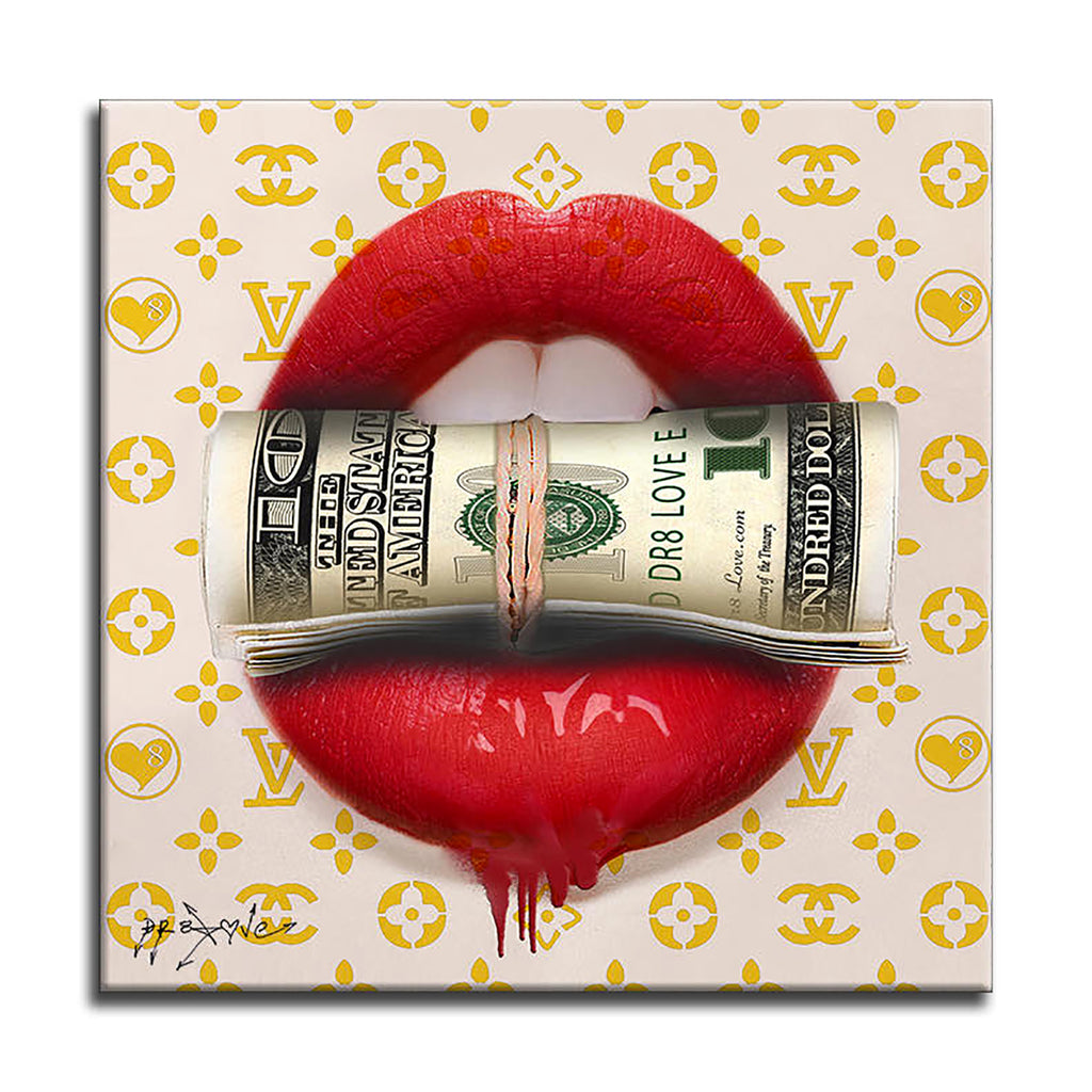 Suit Kiss - Original Painting on Canvas