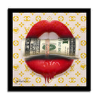 Suit Kiss - Original Painting on Canvas