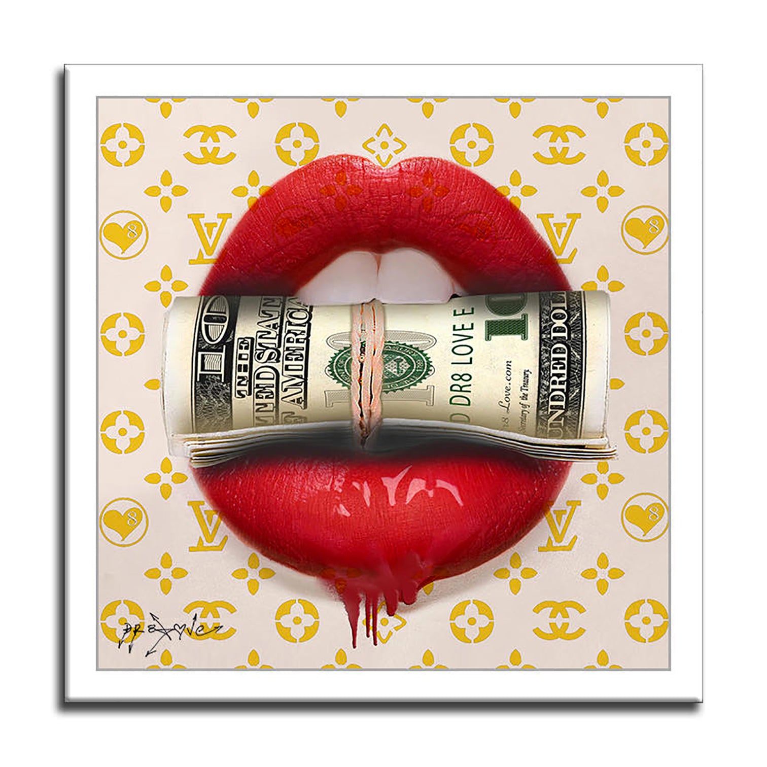 Suit Kiss - Original Painting on Canvas