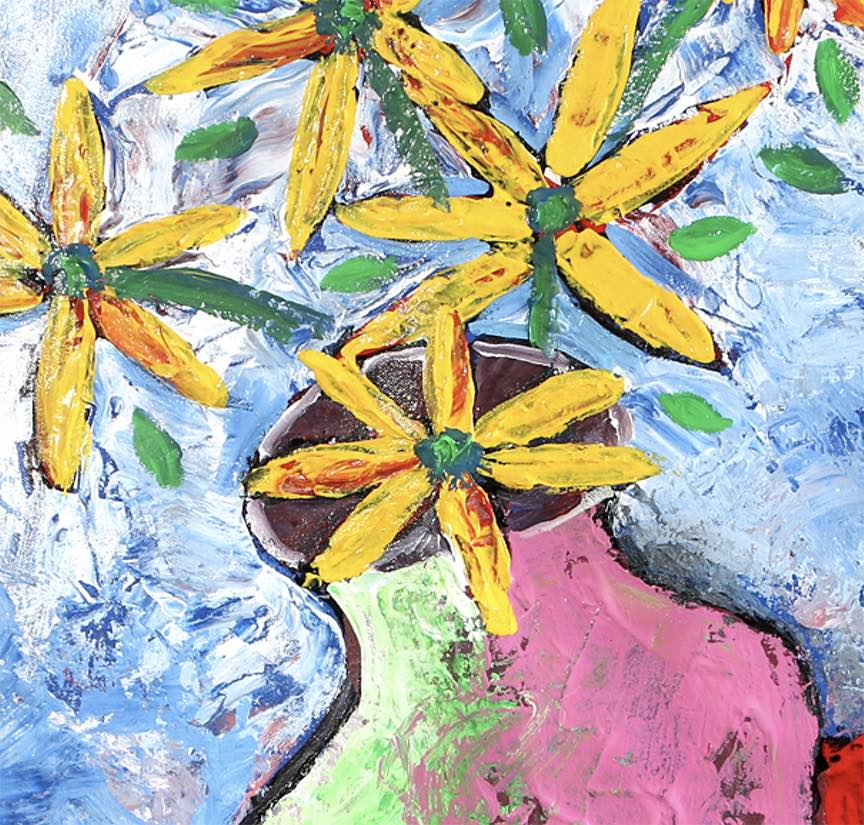 Sunflowers – Original Painting on canvas