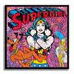 Supergirl – Giclée printed on Canvas or Paper